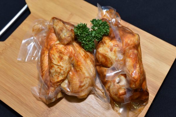 Gegrilde halve haan